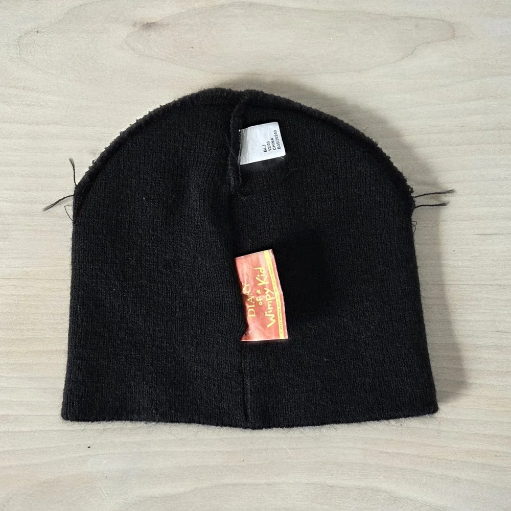 Official 2012 Diary of a Wimpy Kid Greg Heffley Graphic Beanie Black OS